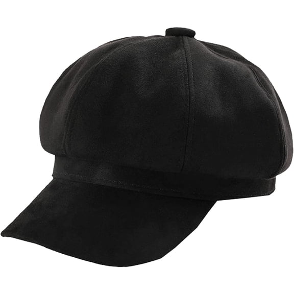 CoCopeaunts Octagonal Newsboy Cap for Women Autumn Winter Korean Fashion Beret Warm Painter Cap Retro British Style Unisex