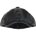 thumbnail image 1 of CoCopeaunts PU Leather Newsboy Cap Solid Octagonal Hat Men Women Detective Hats Retro Flat Caps Unisex Four Seasons Baker Boy Hat, 1 of 7