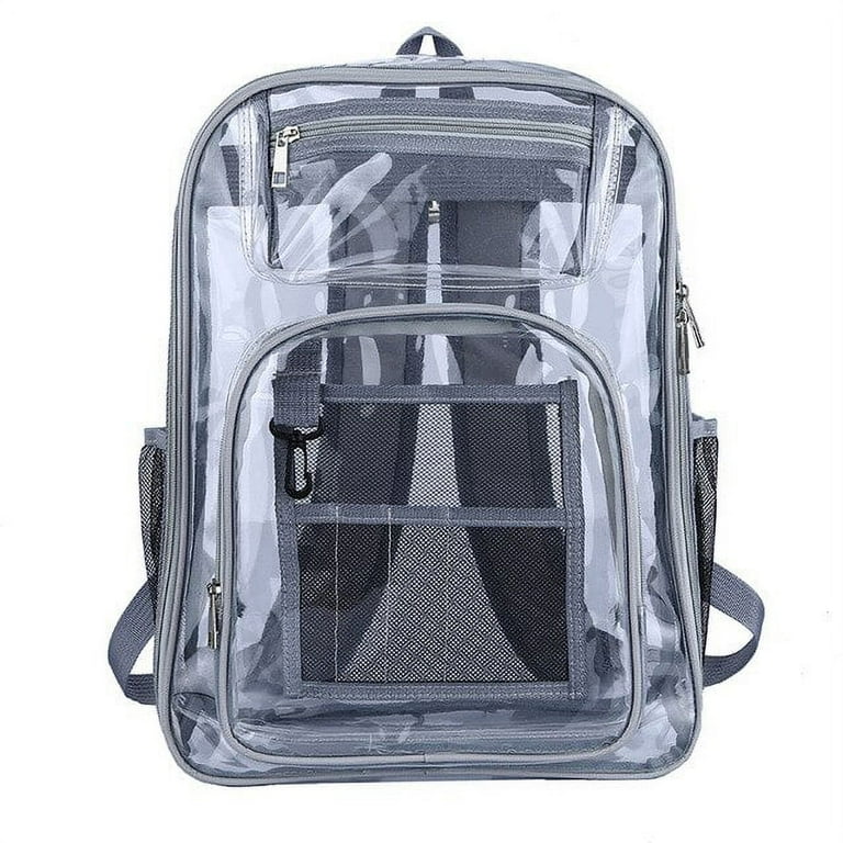 CoCopeaunts PVC Clear Backpack Men and Women Personality Backpack Teen Girls Transparent Backpack Big Boy Racksacks Unisex Bag