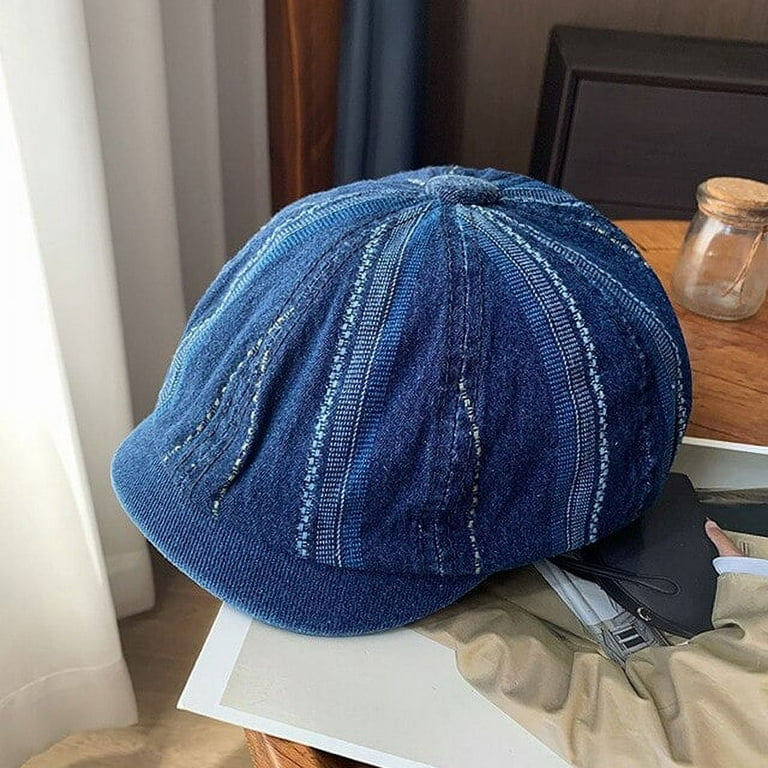 Leather Patch Hat - Denim - Bourgeois Guitars