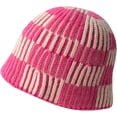 thumbnail image 1 of CoCopeaunts Plaid Beanies Hat Two-Colors Fashion All-Match Street Women Knitted Cap Autumn Winter Warm Thick Bucket Hats for Men, 1 of 8