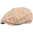 thumbnail image 1 of CoCopeaunts Plaid Octagonal Newsboy Cap Beret Cap Autumn Winter Hat Vintage Artist Painter Hat Men Women Flat Cap Berets Men, 1 of 8