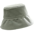 thumbnail image 1 of CoCopeaunts Plain Bucket Hat Sunscreen Sunscreen Outdoor Packable Fisherman Hat Female Casual Wild Wear Solid Color Sun Cap, 1 of 8