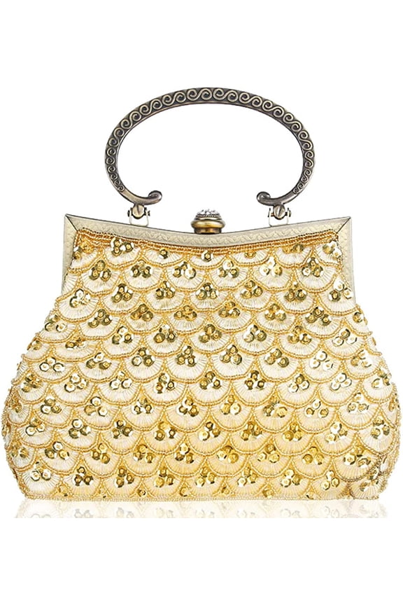 s Retro Hollow Shoulder Bag for Women Evening Clutch Bag Kiss Lock Crossbody Bag Top Handle Handbag Wedding Purse