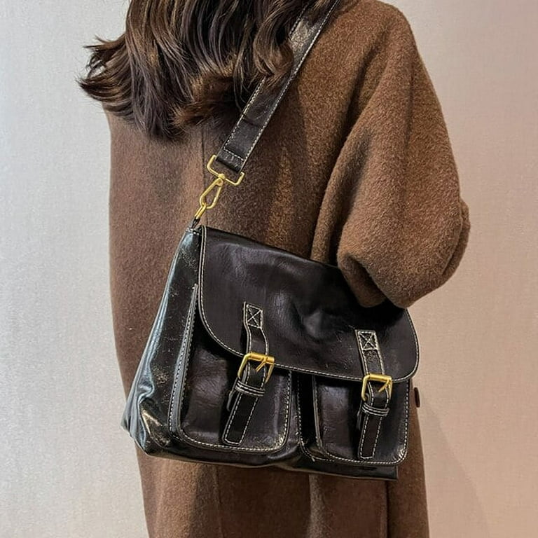 Small Square Bag Women Retro Crossbody Bag PU Chain Shoulder Small Bags  Luxury Designer Handbags High Quality 2023