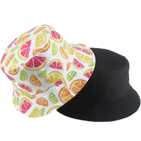 CoCopeaunts Reversible Bucket Hat Men Outdoor Sport Casual All-Match Fisherman Hat Fashion Streetwear 2 Side Wearable Sun Cap