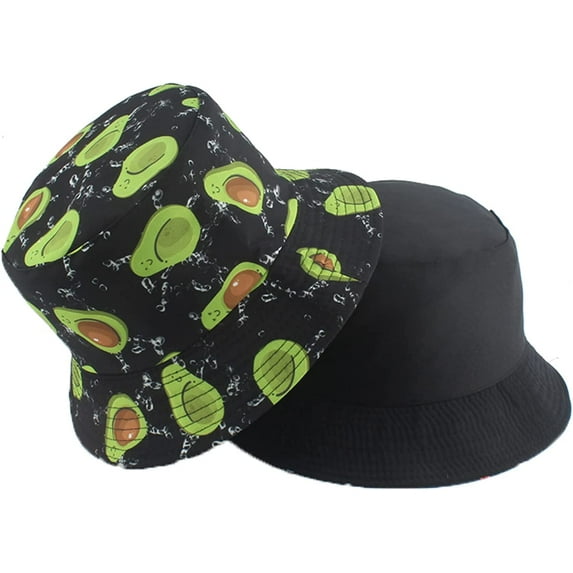 CoCopeaunts Reversible Bucket Hat Men Summer Bucket Cap for Women Sun Protection Sport Walking Fisherman Hat Double-Faced Wear