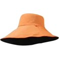 thumbnail image 1 of CoCopeaunts Reversible Bucket Hat for Women Summer Wide Brim Sun Shade Outdoor Casual Solid Men Fisherman Hat with Chin Strap, 1 of 8