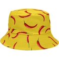 thumbnail image 1 of CoCopeaunts Reversible Bucket Hats Girls Fashion Sun Protection Packable Outdoor Cool Fisherman Hat for Unisex Travel Camping, 1 of 8