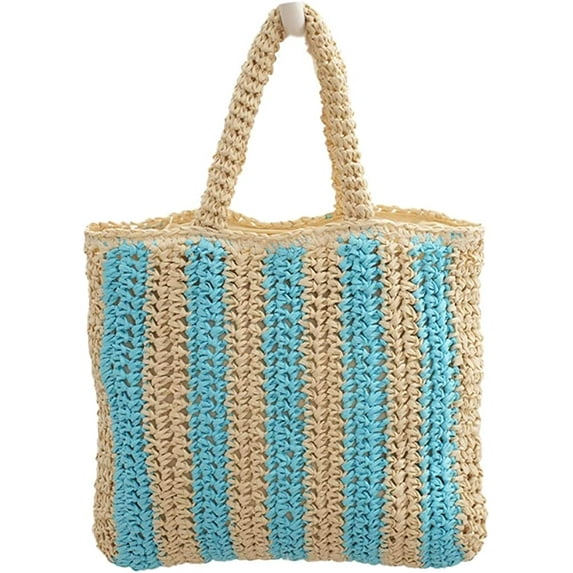 CoCopeaunts Round Straw Crossbody Bags for Women Small Handwoven Tote Bag Summer Beach Bag with Pearl Handle