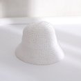 thumbnail image 1 of CoCopeaunts Short Brim Straw Hats For Women Woven Fisherman Hat Summer UV Protection Sunshade Cap Female Outdoor Beach Panama Sun Caps Gorro, 1 of 6