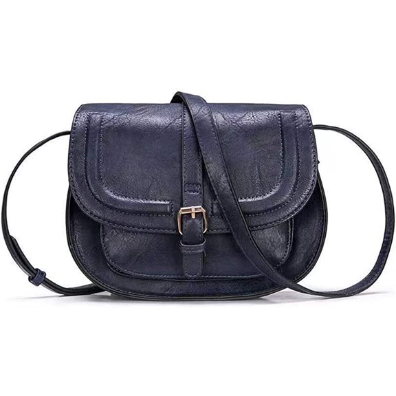 CoCopeaunts Shoulder Bag for Women Leather Crossbody Purse Retro Satchel Handbag Lightweight Pocketbook