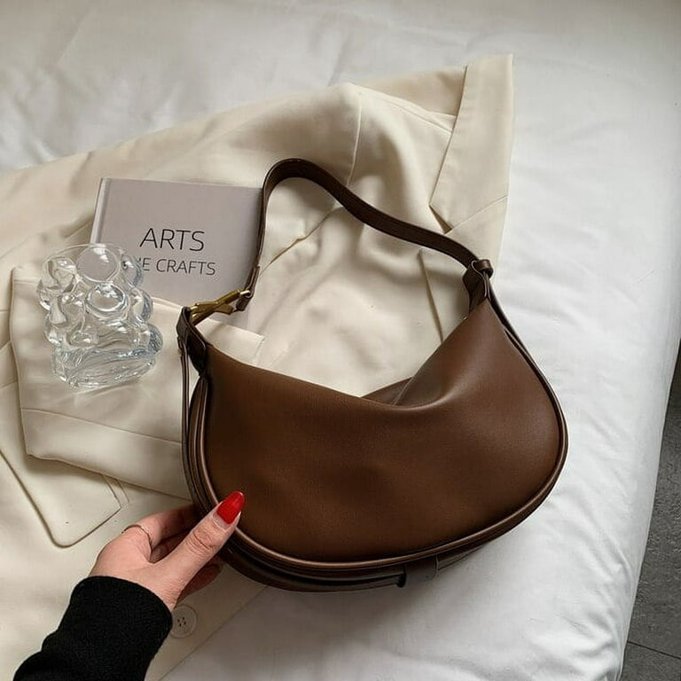 CoCopeaunts Simple White Shoulder Bags for Women Luxury Soft Leather  Crossbody Bag Brand Design Messenger Bag Ladies Trendy Casual Handbags 