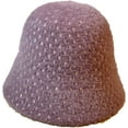thumbnail image 1 of CoCopeaunts Solid Color Bucket Hat Soft Mink Hair Fisherman Hat for Women Versatil Outdoor Basin Hat for Girl Winter Daily Wear, 1 of 8