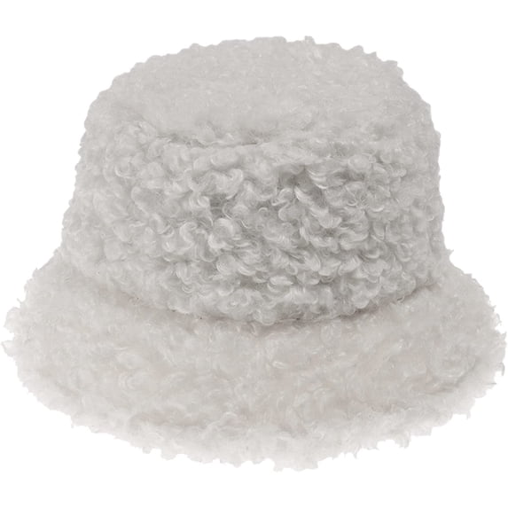 CoCopeaunts Solid Color Fisherman Hat Men Autumn Winter Versatile Lamb Wool Pot Hat Winter Warm Women Basin Hat Outdoor Foldable