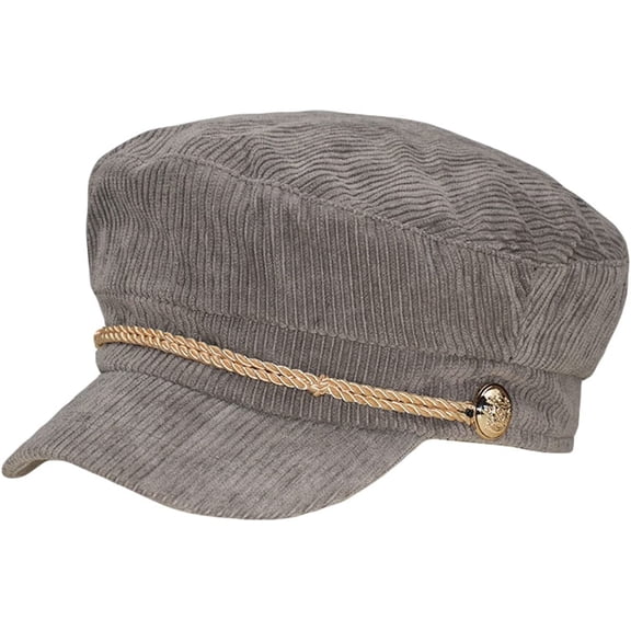 CoCopeaunts Solid Color Newsboy Cap Winter Beret Hats for Women Cotton Flat Peaked Cap Women Painter Beret Hat