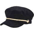thumbnail image 1 of CoCopeaunts Solid Color Newsboy Cap Winter Beret Hats for Women Cotton Flat Peaked Cap Women Painter Beret Hat, 1 of 7