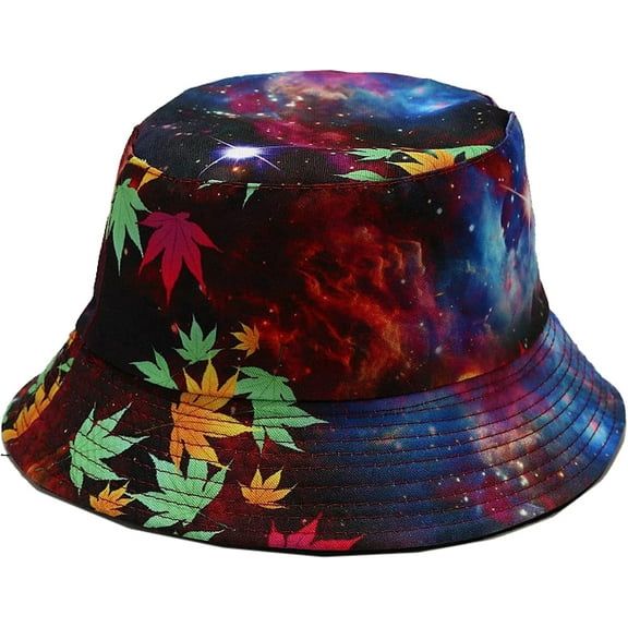 CoCopeaunts Spring Summer Bucket Hat Women's Outdoor Seasons Section Fisherman Hat Double-Faced Wear Cotton Basin Hat for Men