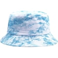thumbnail image 1 of CoCopeaunts Spring Summer Women Bucket Hat Bright Tie Dye 6 Colors Thin Cotton Breathable Fisherman Hat for Men Outdoor Shade, 1 of 8