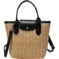 thumbnail image 1 of CoCopeaunts Straw Bag for Women, Summer Beach Bag Cute Handwoven Crossbody Bag Hobo Handbag Vacation Top Handle Bag Purse, 1 of 7