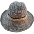 thumbnail image 1 of CoCopeaunts Straw Bucket Hat Summer Cool Breathable Hollow Hand-Woven Big-Edge Fisherman Hat Travel Sunscreen Women Bucket Cap, 1 of 8