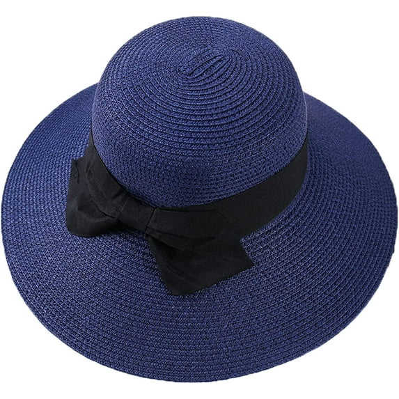 CoCopeaunts Straw Bucket Hat for Women Bowknot Decorate Belt Spring Summer Wide Brim Outdoor Beach Sweet Girls Basin Hat