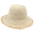 thumbnail image 1 of CoCopeaunts Straw Hat for Womens Wide Brim Fishing Hats Foldable Bucket Hat UV Protection Outdoor Travel Beach Hat 2023, 1 of 4
