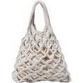 thumbnail image 1 of CoCopeaunts Summer Beach Bag, Women Hollow Knitted Bag Large Crochet Shopping Shoulder Bag Handbag Travel Vacation Purse, 1 of 7