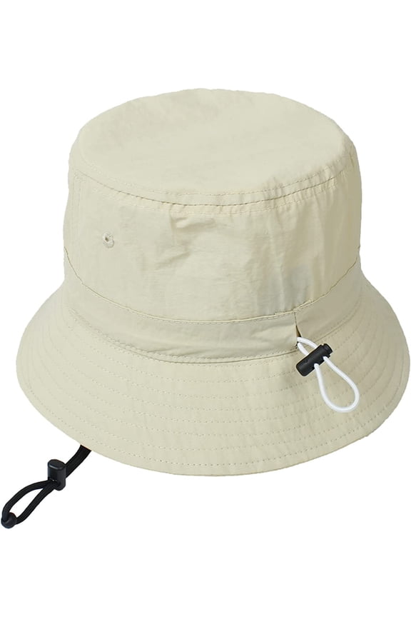 Summer Black Bucket Hat for Women Outdoor Sport Cotton Breathable Big Brim Monochrome Drawstring Men Fisherman Hat