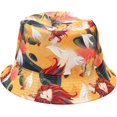 thumbnail image 1 of CoCopeaunts Summer Bucket Hat Women Outdoor Windproof Sun Protection Foldable Men Fisherman Hat Cotton Sun Cap Travel Vacation, 1 of 8