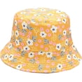 thumbnail image 1 of CoCopeaunts Summer Bucket Hat for Women Small Floral Pattern Basin Hat Double-Sided Wear Sun Caps Outdoor Travel Sunscreen, 1 of 8
