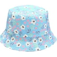 thumbnail image 1 of CoCopeaunts Summer Bucket Hat for Women Small Floral Pattern Basin Hat Double-Sided Wear Sun Caps Outdoor Travel Sunscreen, 1 of 8