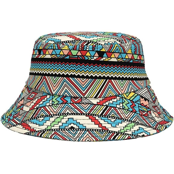 CoCopeaunts Summer Bucket Hats for Women Cotton Ladies Bucket Cap Reversible Two Side Wear Sport Fisherman Hat Many Pattern
