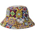 thumbnail image 1 of CoCopeaunts Summer Bucket Hats for Women Cotton Ladies Bucket Cap Reversible Two Side Wear Sport Fisherman Hat Many Pattern, 1 of 8