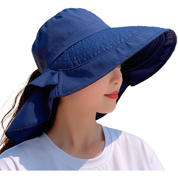 CoCopeaunts Summer Hat for Women Wide Brim Sun Hat Fishing Hats Cute Bucket Hat Holiday Camping Beach Hat
