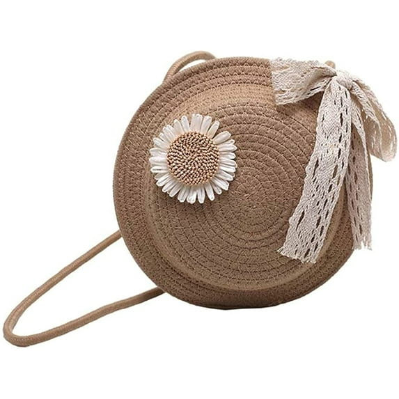 CoCopeaunts Summer Straw Bag, Women Beach Bag Fashion Woven Sea Hobo Bag Shoulder Bag Handbag Rattan Round Bag for Travel Work