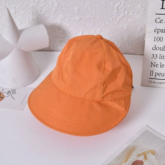 CoCopeaunts Summer Sun Hat Women Panama Cap Sun Hiking Travel Vacation Hat Foldable Wide Brim Bucket Hat Outdoor Beach Adjustable Cap