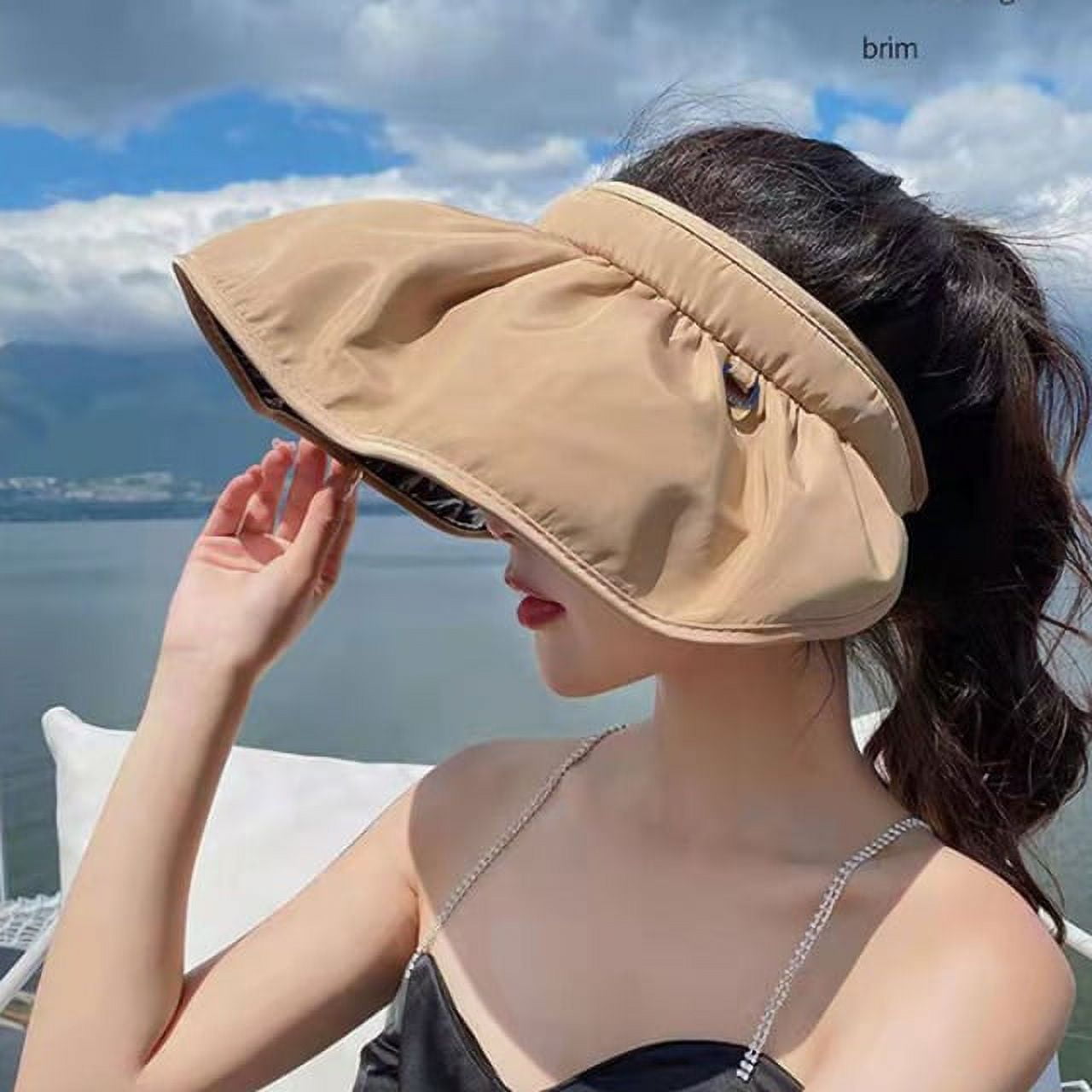 CoCopeaunts Summer UV Protection Women Sun Hats Fashion Solid