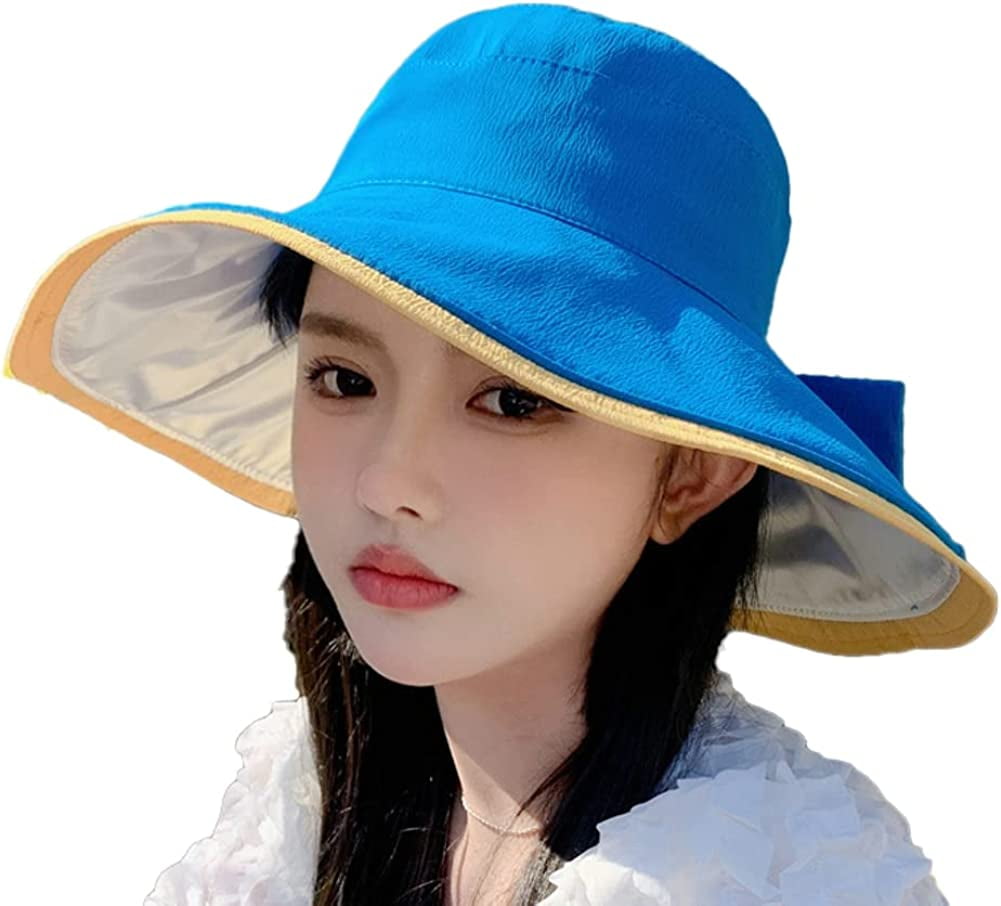 CoCopeaunts Sun Hat Bucket Hat, Beach Hats for Women Wide Brim UV  Protection Cute Fisherman Hat for Beach Travel Streetwear 2023