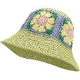 thumbnail image 1 of CoCopeaunts Sun Hat, Sun Hat Womens Straw Hat Straw Cowboy Hat Cute Flower Beach Packable Sun Hat Women UV Protection Breathable 2023, 1 of 8