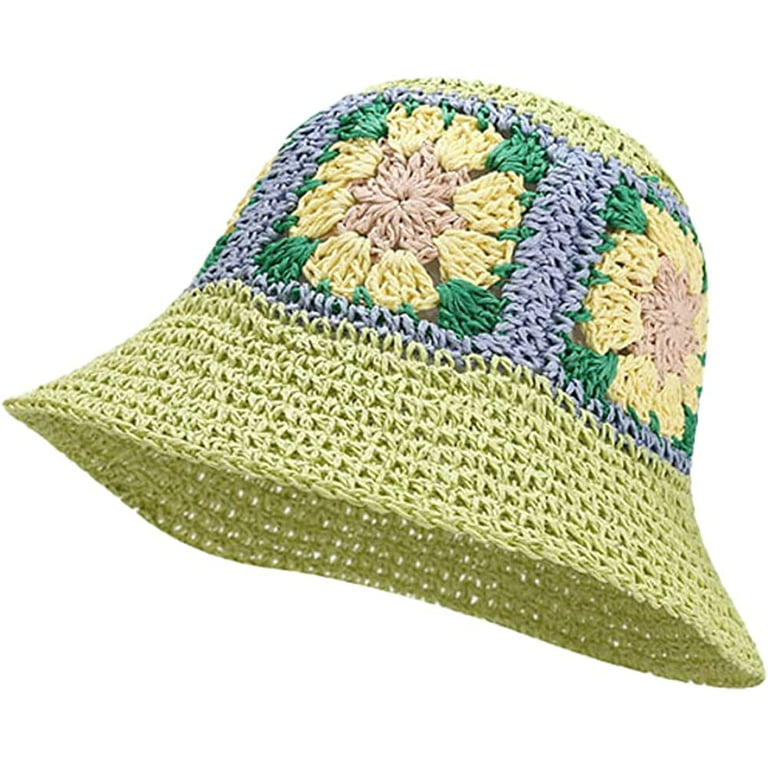 CoCopeaunts Sun Hat, Sun Hat Womens Straw Hat Straw Cowboy Hat Cute Flower  Beach Packable Sun Hat Women UV Protection Breathable 2023 