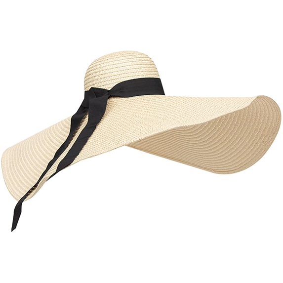 CoCopeaunts Sun Hat for Women, Women's Wide Brim Sun Hat Summer Beach Sun Hat UV Sun Protection Packable Reversible Bucket Hat