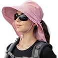 thumbnail image 1 of CoCopeaunts Sun Hat with Ponytail Hole Women's Fisherman Hats Outdoor Hat Wide Brim Hat Hiking Beach Grdening Fishing Neck Flap, 1 of 6