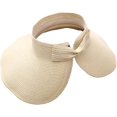 thumbnail image 1 of CoCopeaunts Sun Visor Straw Hats for Women Sun Hat Cute Beach Hat Wide Brim Sun Protection Hat Ponytail Caps Travel Golf 2023, 1 of 5