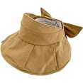 thumbnail image 1 of CoCopeaunts Sun Visor Sun Hat Beach Hat Cute Visors for Women Wide Brim Sun Protection Hat Ponytail Caps Beach Travel Golf 2023, 1 of 8