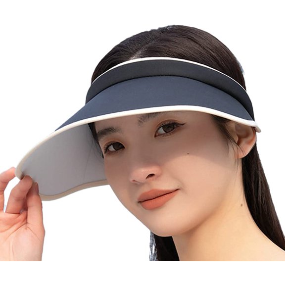 CoCopeaunts Sun Visors for Women Men Summer UV Protection Beach Cap Sports Sun Visor Hats Outdoors 2023