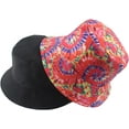 thumbnail image 1 of CoCopeaunts Tie Dye Bucket Hat Women Summer Sun Hats Unisex Reversible Fisherman Hat Beach Sunscreen Reversible Bucket Cap, 1 of 8
