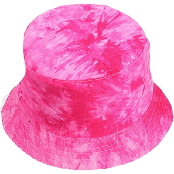 CoCopeaunts Tie Dye Bucket Hat for Men Bright Colorful Fisherman Hat Women Summer Reversible Street Outdoor Travel Basin Hat