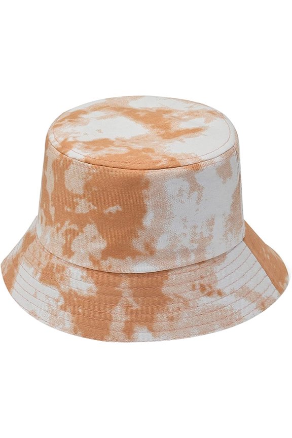 Tie Dye Bucket Hat for Men Bright Colorful Fisherman Hat Women Summer Reversible Street Outdoor Travel Basin Hat
