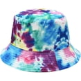 thumbnail image 1 of CoCopeaunts Tie Dye Bucket Hat for Women Double Side Wear Sun Protector Fisherman Hat for Travelling All Seasons All-Match, 1 of 8